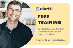 Free webinar training for the 10 most common SEO issues and how to fix them.