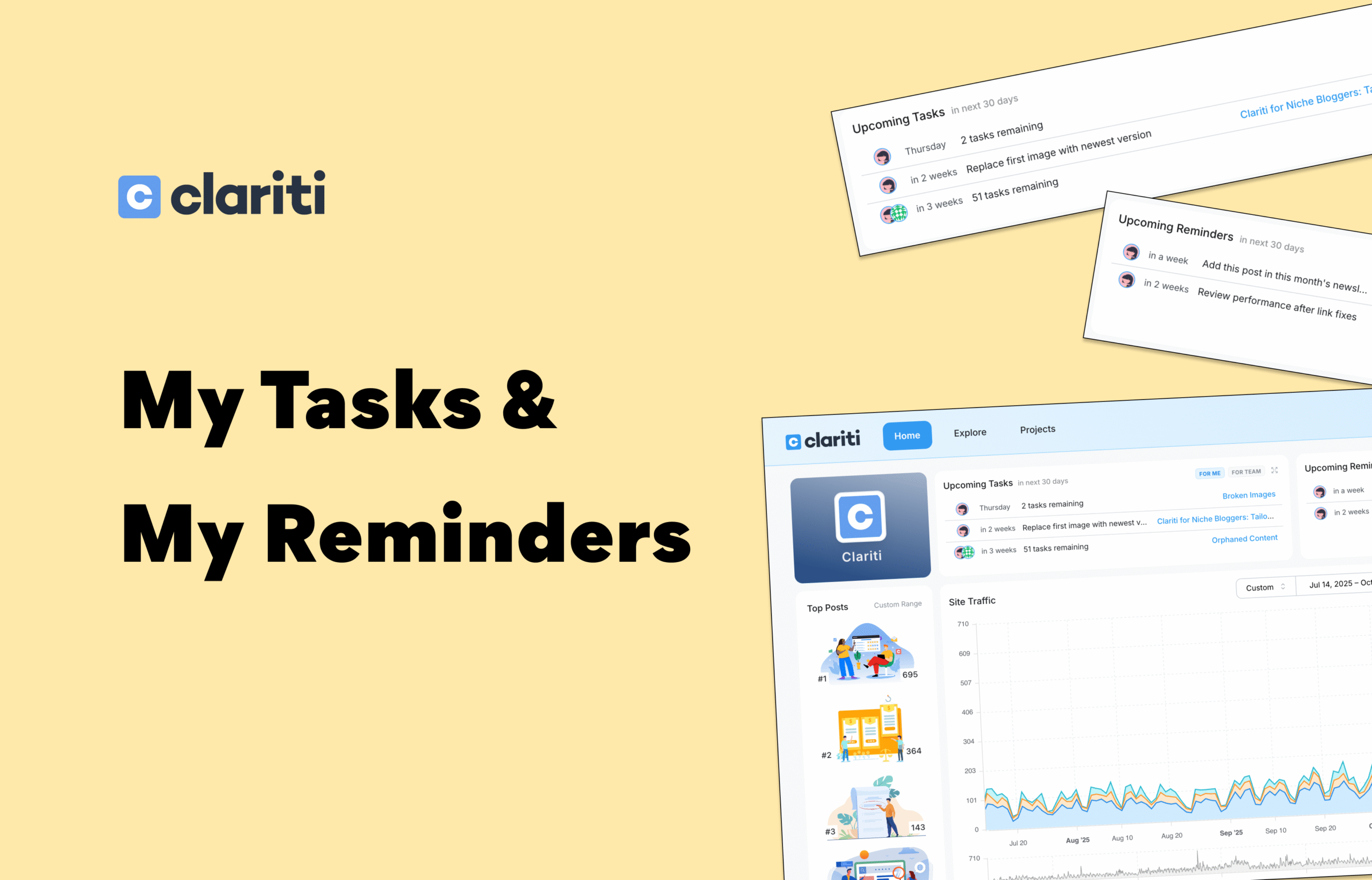 Stay Organized with My Tasks & My Reminders - Clariti